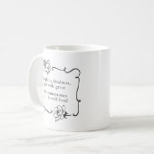 Mug Simplicité, Bienveillance, Gratitude, Grâce (Devant gauche)