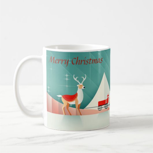 Mug Simplicité chic : Coupe de Noël minimale (Gauche)