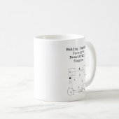 Mug Simplifier les mathématiques complexes | Concepts (Devant droit)
