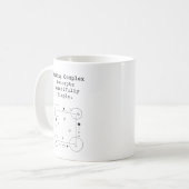 Mug Simplifier les mathématiques complexes | Concepts (Devant gauche)