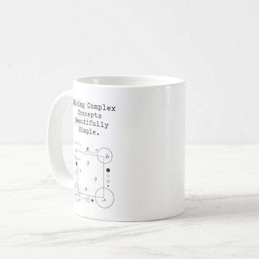 Mug Simplifying Complex Math | Beautiful Concepts (Devant gauche)