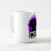 Mug SIMPLY BORED Purple Flame Gaming T-Shirt 🔥🎮 (Devant gauche)