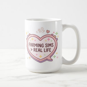 Mug Sims d'agriculture plus grands que la console de c