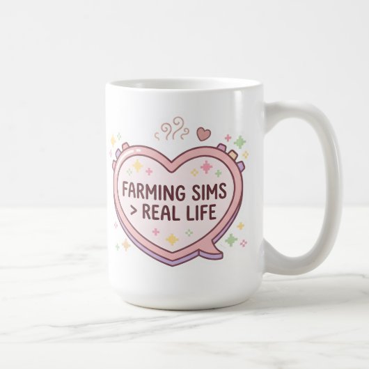 Mug Sims d'agriculture plus grands que la console de c (Droite)
