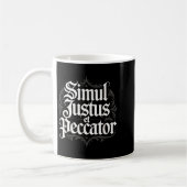 Mug Simul Justus Et Peccator For Reformed Christian (Gauche)