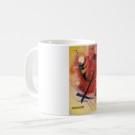 Mug Simulation interne peinture Abstraite (Devant gauche)