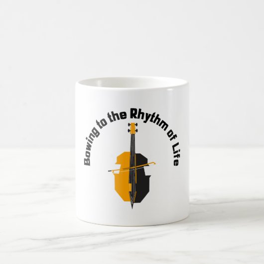 Mug S'incliner au rythme de la vie Violoncelle (Centre)