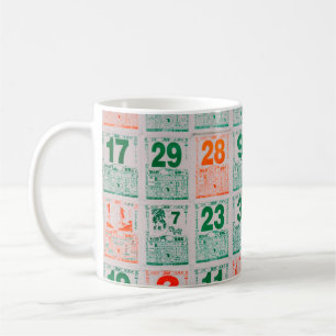 Mug Singapour-21 JUL 2019 : Pap calendrier chinois Vin
