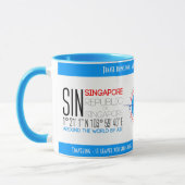 Mug Singapour élégant (Gauche)