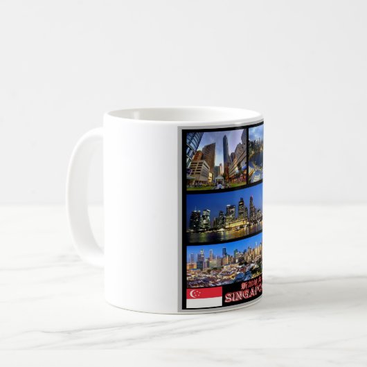 Mug Singapour - Mosaic - (Devant gauche)