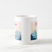 Mug Singapour Pastel Travel Design (Centre)
