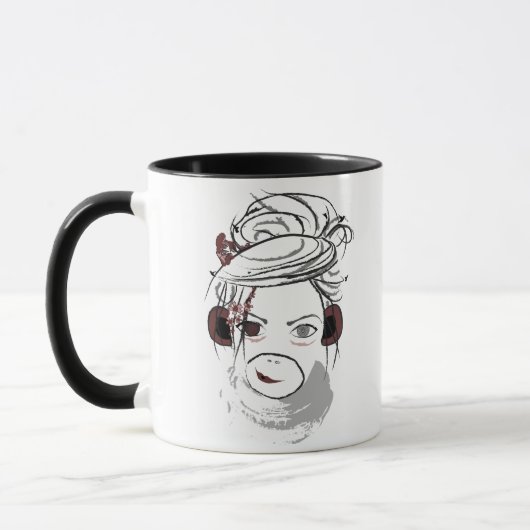 Mug singe. (Gauche)