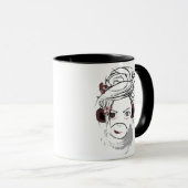 Mug singe. (Devant droit)