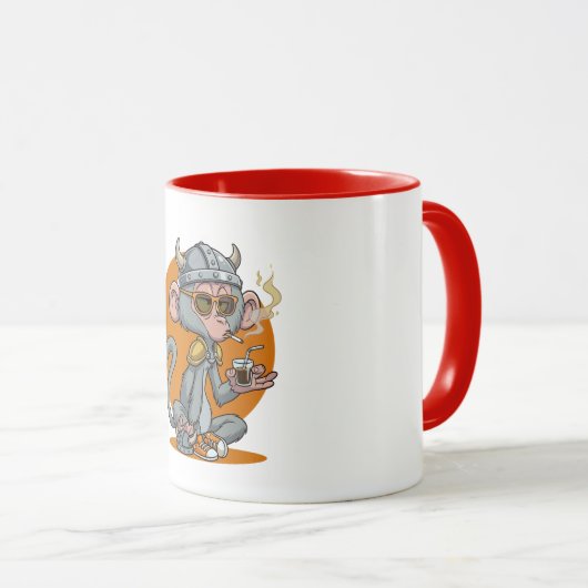 Mug Singe_2 (Devant droit)