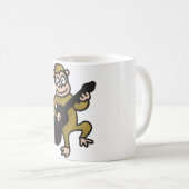 Mug Singe à guitare (Devant droit)