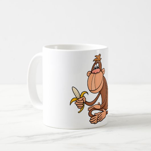 Mug Singe À La Banane (Devant gauche)