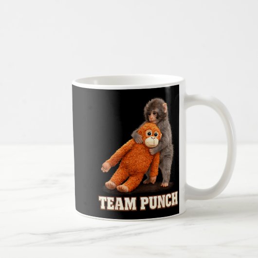 Mug singe adorable coup de poing bébé graphique équipe (Droite)