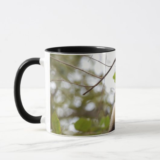 Mug Singe Brown - Capucine face blanc (Gauche)