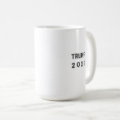 Mug singe Chat lady for trump (Devant droit)