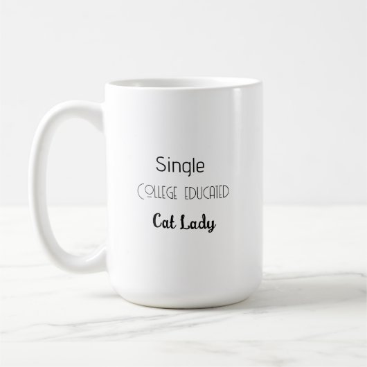 Mug singe Chat lady for trump (Gauche)