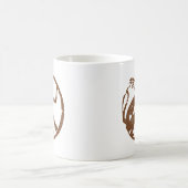 Mug Singe chinois abstrait de zodiaque (Centre)
