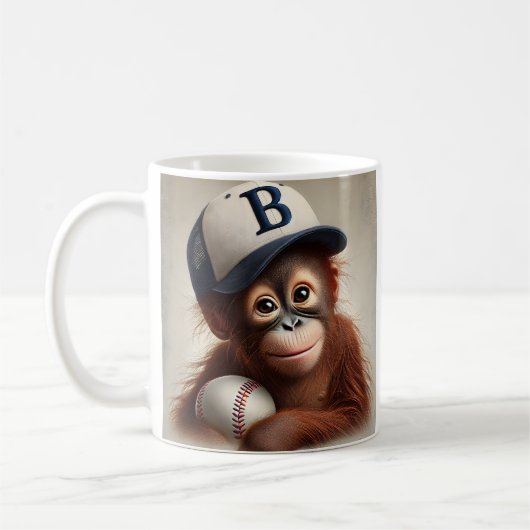Mug Singe de baseball (Gauche)