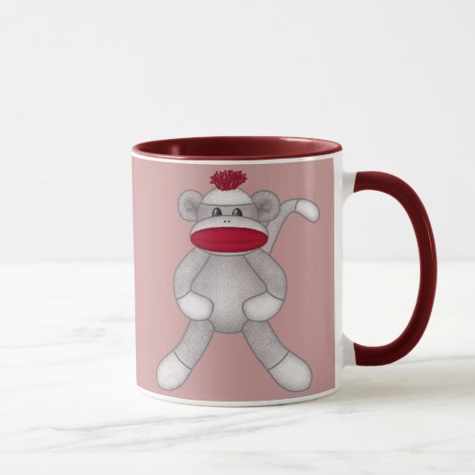 Mug Singe de chaussette (Droite)