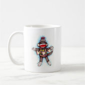 Mug Singe de chaussette - affaires de singe (Gauche)