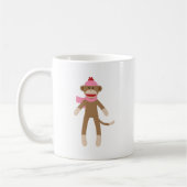Mug singe de chaussette de fille (Gauche)