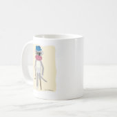 Mug Singe de chaussette de pirate (Devant gauche)