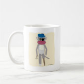 Mug Singe de chaussette de pirate (Gauche)