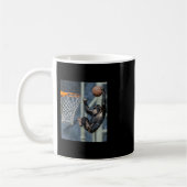 Mug Singe de chimpanzé drôle graphique (Gauche)