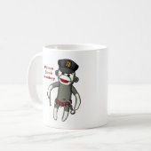 Mug Singe de douille de police (Devant gauche)
