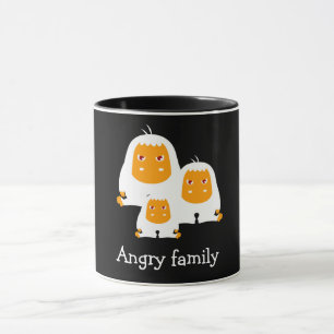 Mug Singe de la famille en colère conception