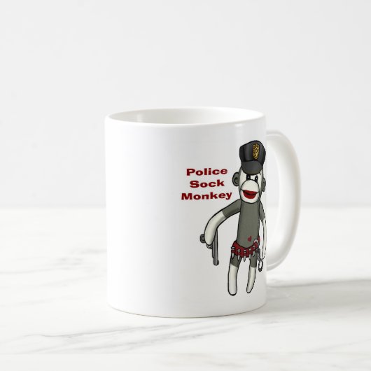 Mug Singe de la police (Devant droit)