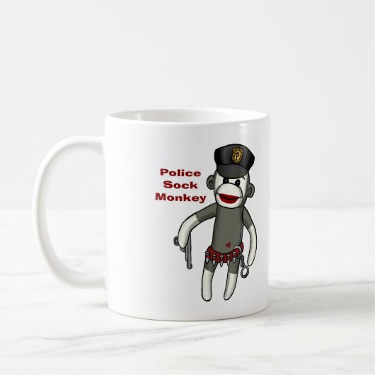 Mug Singe de la police (Gauche)