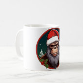 Mug singe de Noël (Devant gauche)