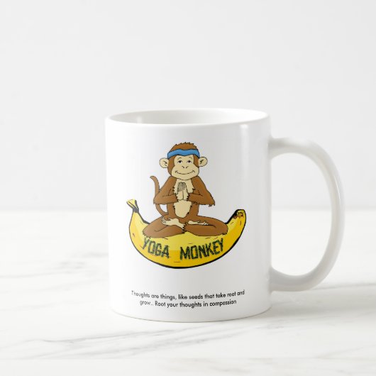 Mug Singe de yoga (Droite)