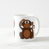Mug Singe drôle (Devant droit)