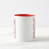 Mug Singe en Robe Rouge avec vin (Centre)