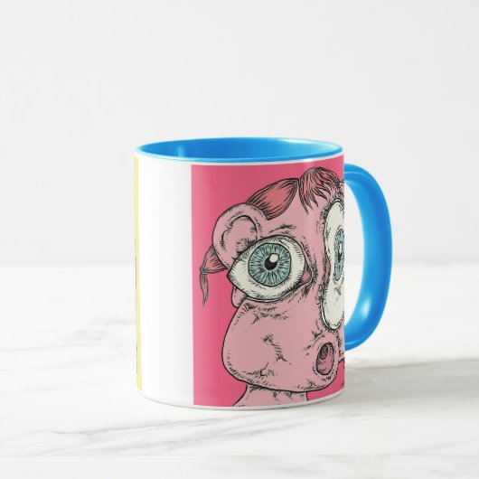 Mug Singe étoilé (Devant droit)