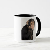 Mug Singe frottant son visage (Devant droit)