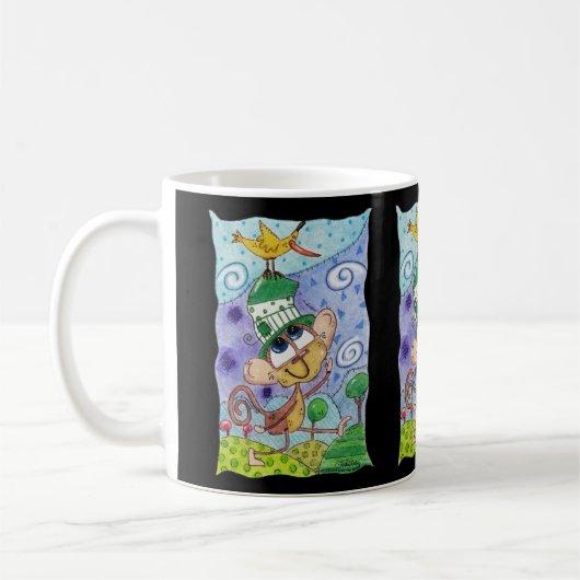 Mug Singe funky et Banana Bird (Gauche)