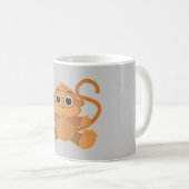 Mug Singe - Gris (Devant droit)