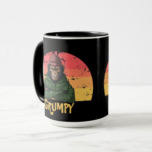 Mug Singe GRUMPY (Devant gauche)
