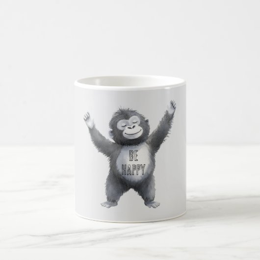 Mug Singe heureux (Centre)