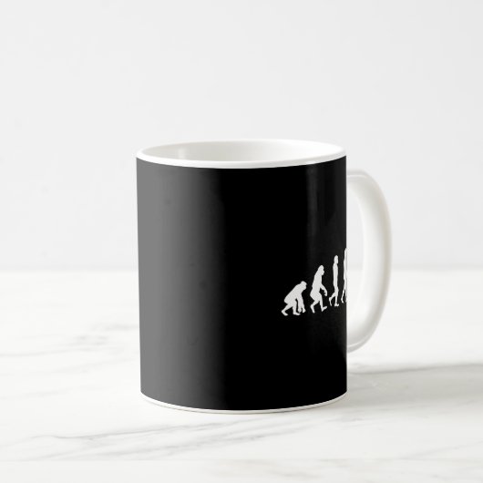 Mug Singe humain drôle d'évolution de gorille Karaté B (Devant droit)