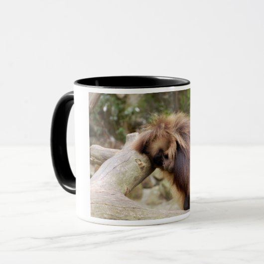 Mug Singe loueur (Devant gauche)