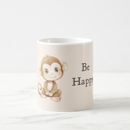 Mug Singe Mignon Heureux (Centre)