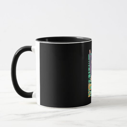 Mug Singe Mignonne Avec Bananes (Gauche)